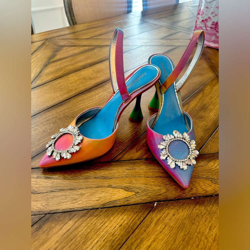 Gianni Bini heels embellished slingbacks